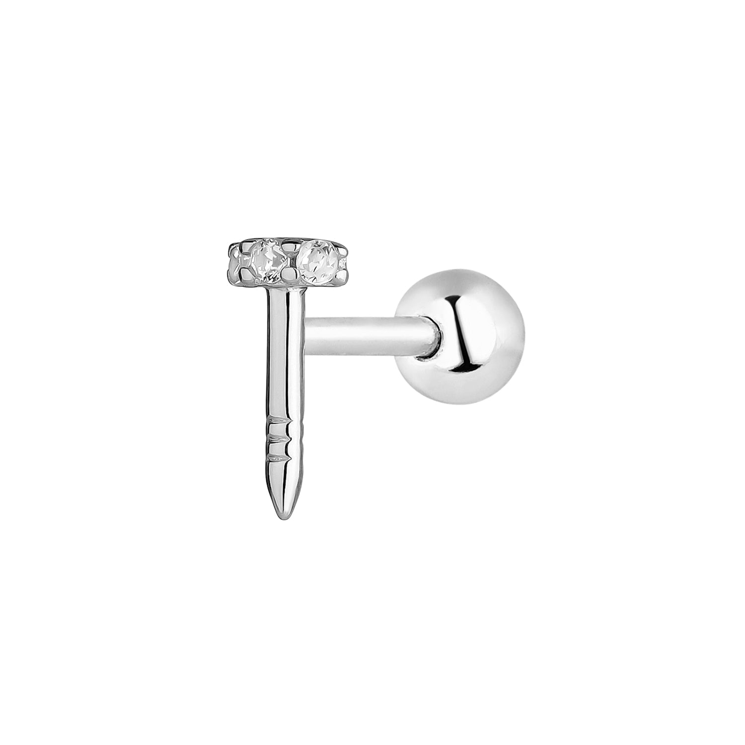 ORECCHINO PIERCING IN ARGENTO VIS