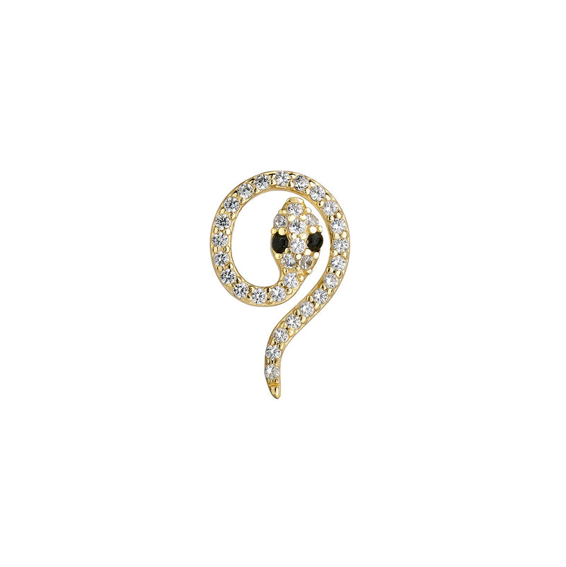 SERPENT SINGLE EARRING