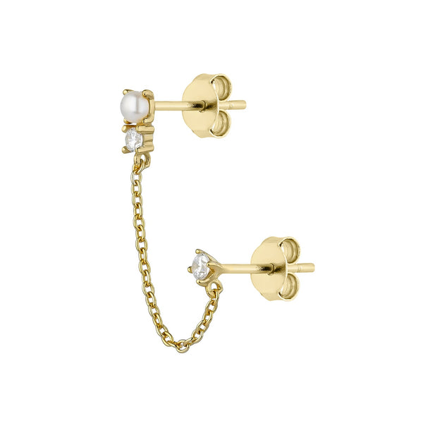 DOUBLE BOUCLE D'OREILLE MARTINICA PEARL