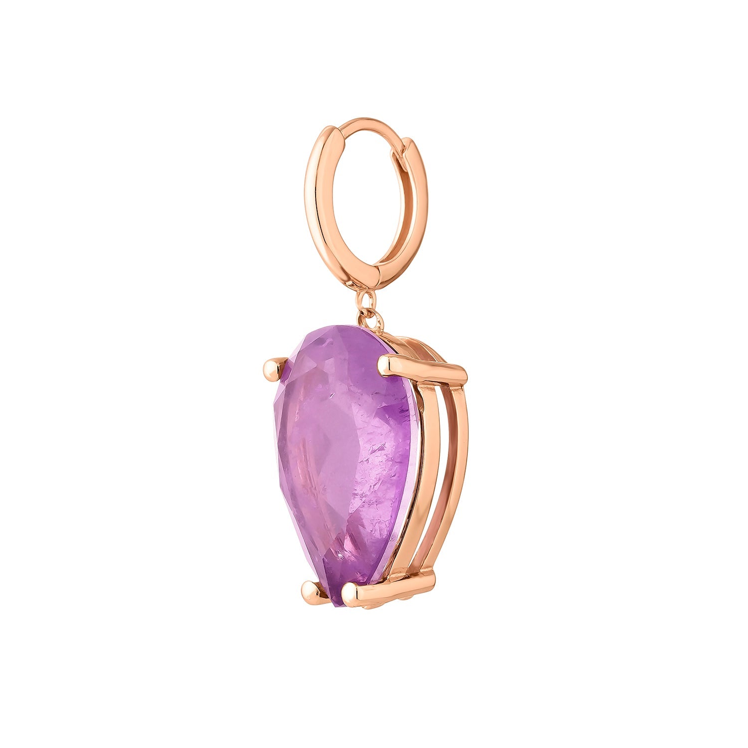ORECCHINO PIERCING A CERCHIO IN ORO ROSA LATIKA
