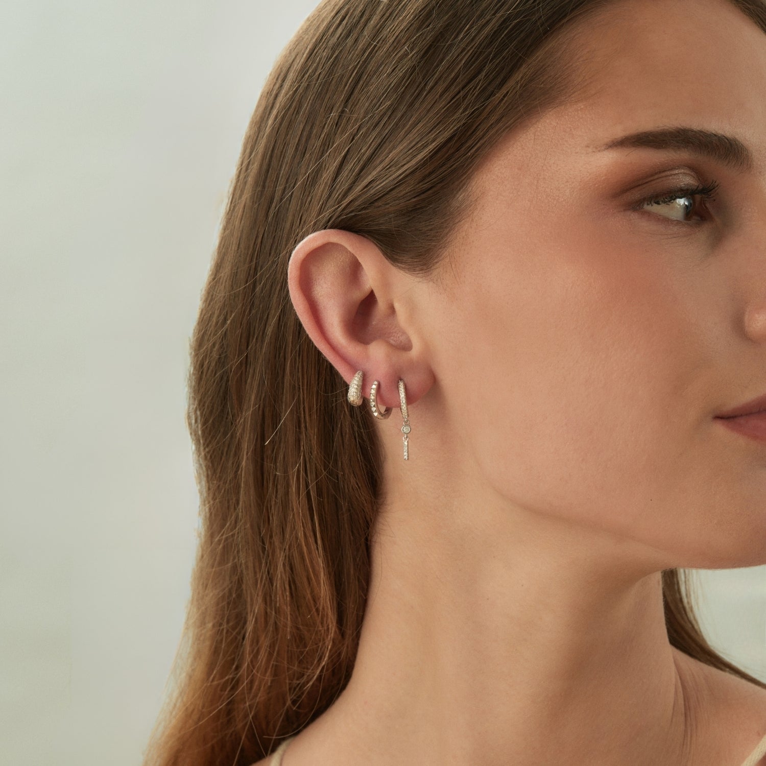ORECCHINO PIERCING A CERCHIO IN ARGENTO GABRIELE