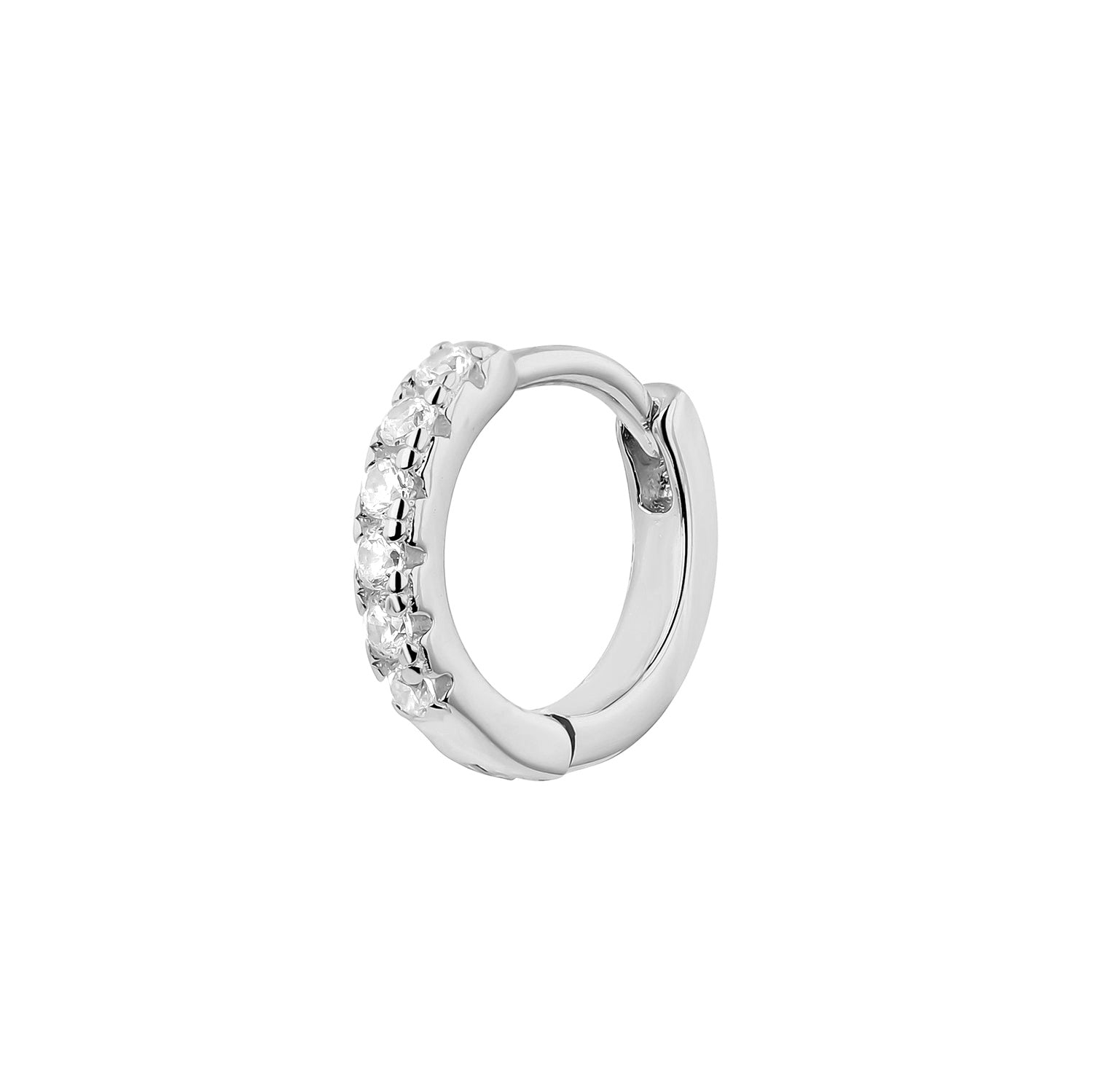 ORECCHINO PIERCING A CERCHIO IN ARGENTO GIZEL
