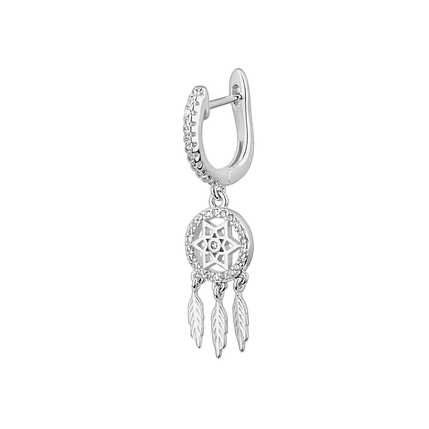 PENDIENTE PIERCING ARO DREAM CATCHER