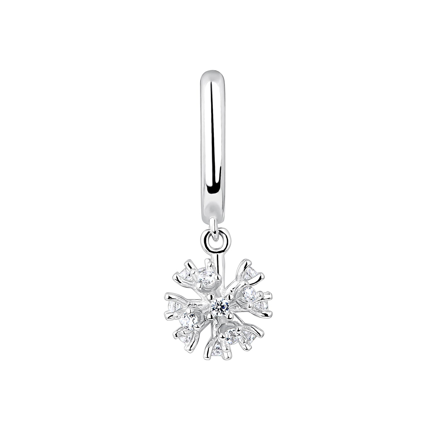 PENDIENTE PIERCING ARO ESPLOSIONE SCINTILLANTE