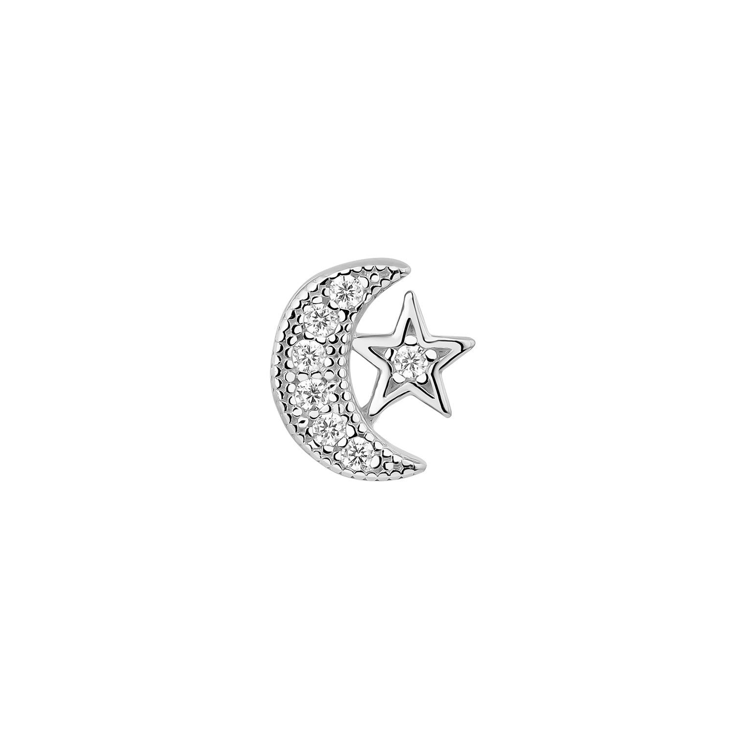 ORECCHINO PIERCING IN ARGENTO CIELO