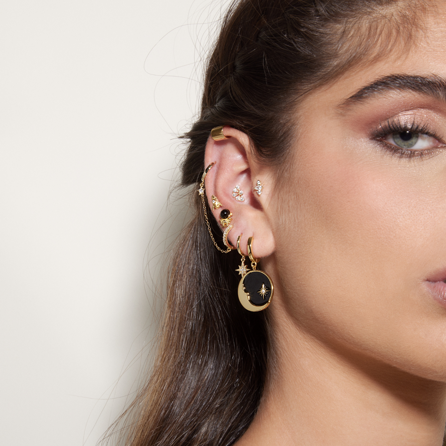 ORECCHINO PIERCING MULTIPLO THAILANDESE