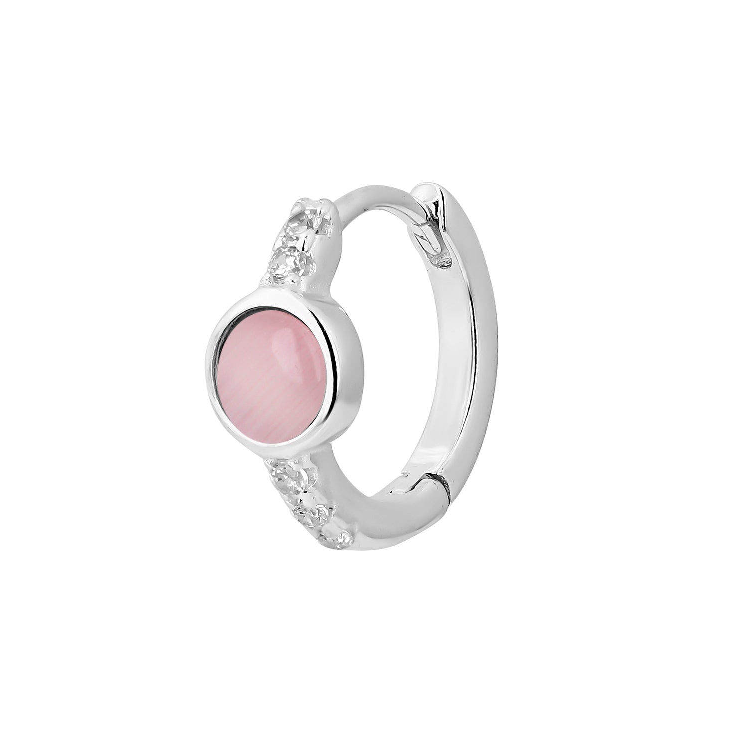 ORECCHINO PIERCING A CERCHIO IN ARGENTO ZURI