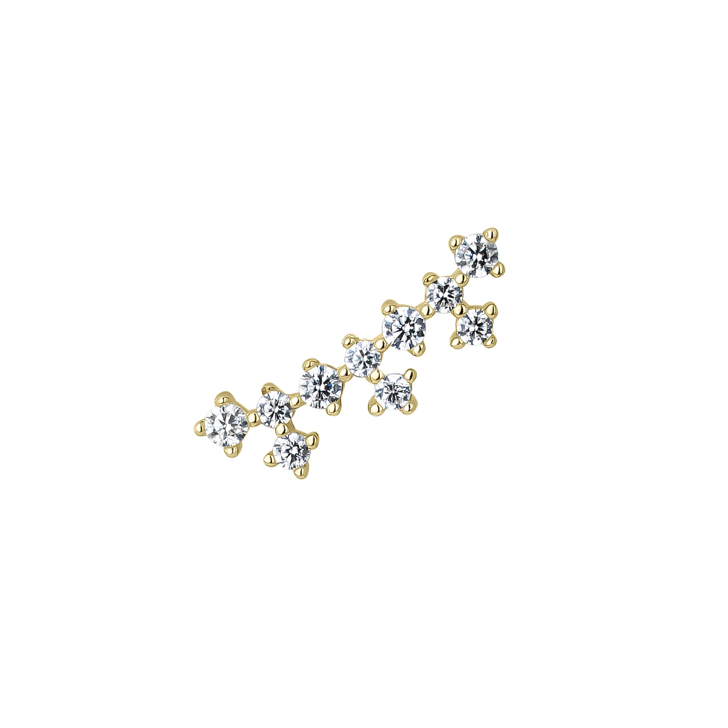 ORECCHINO DA ARRAMPICATA BRILLANTEZZA