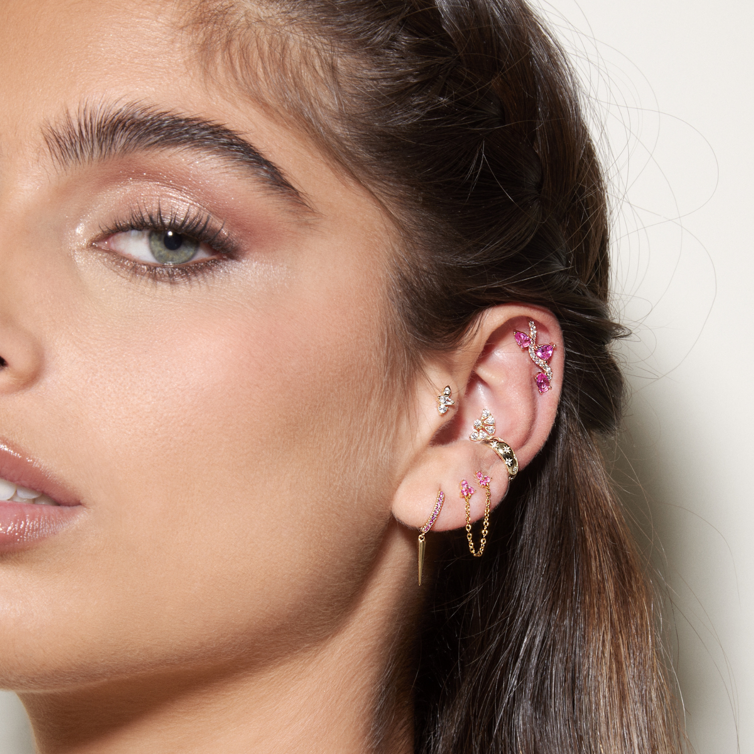 ORECCHINO PIERCING MULTIPLO ALAIA