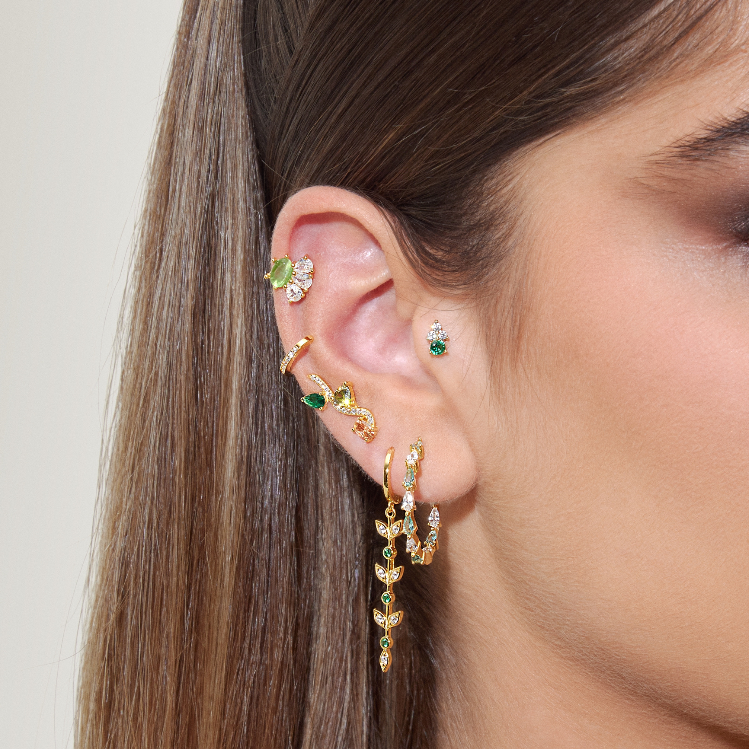 ORECCHINO PIERCING A CERCHIO MORGANA