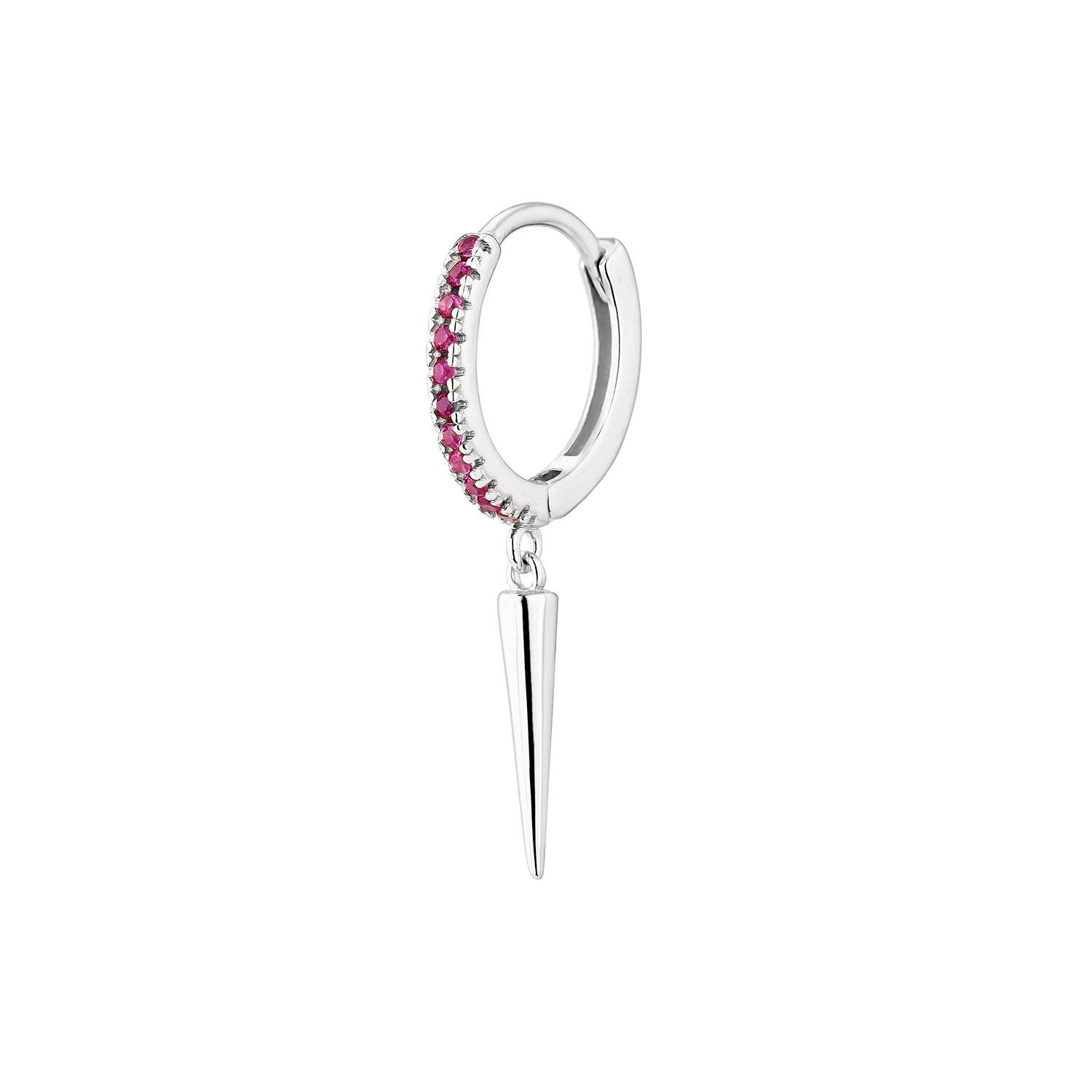 ORECCHINO PIERCING A CERCHIO IN ARGENTO ZULA