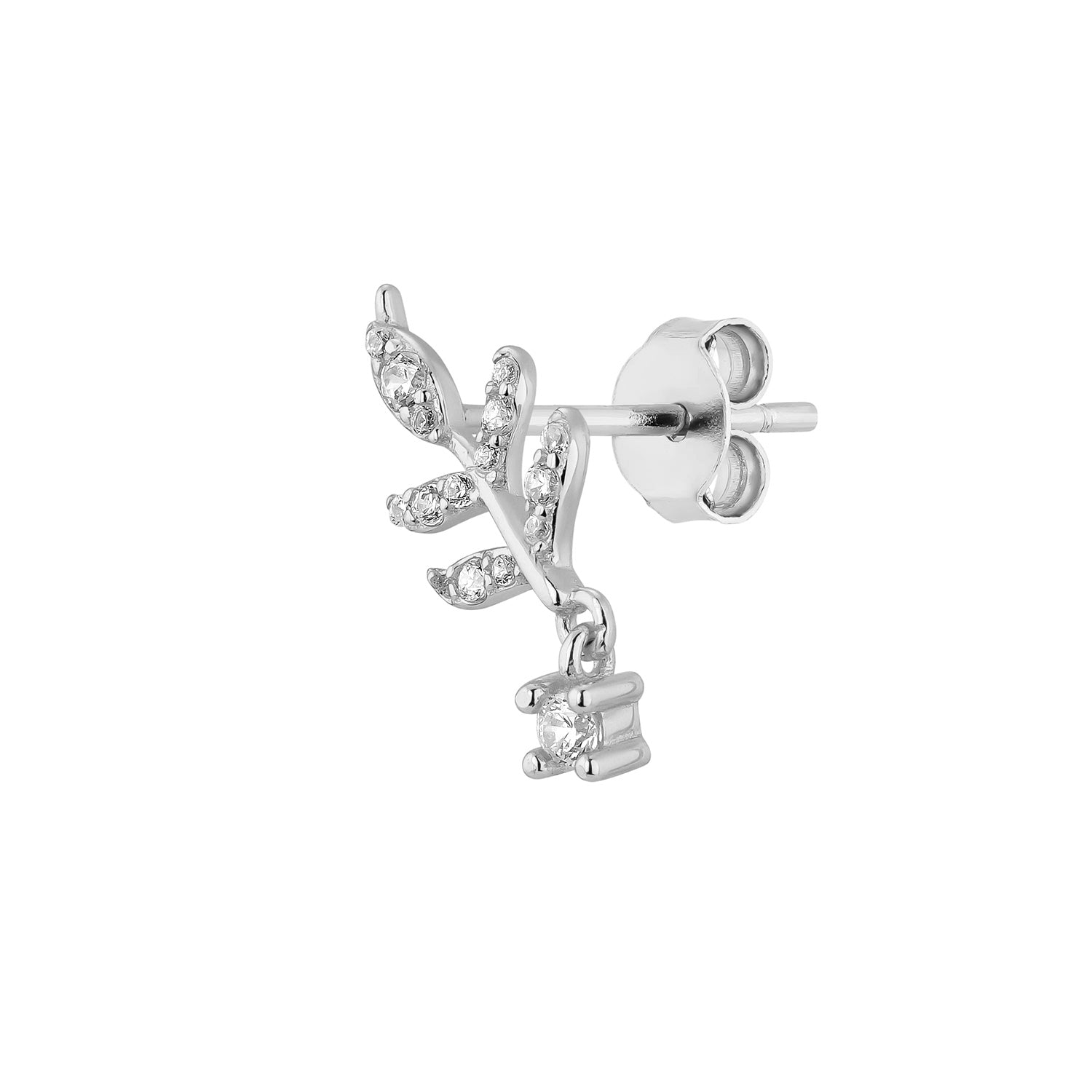 ORECCHINO PIERCING IN ARGENTO NOCCIOLA
