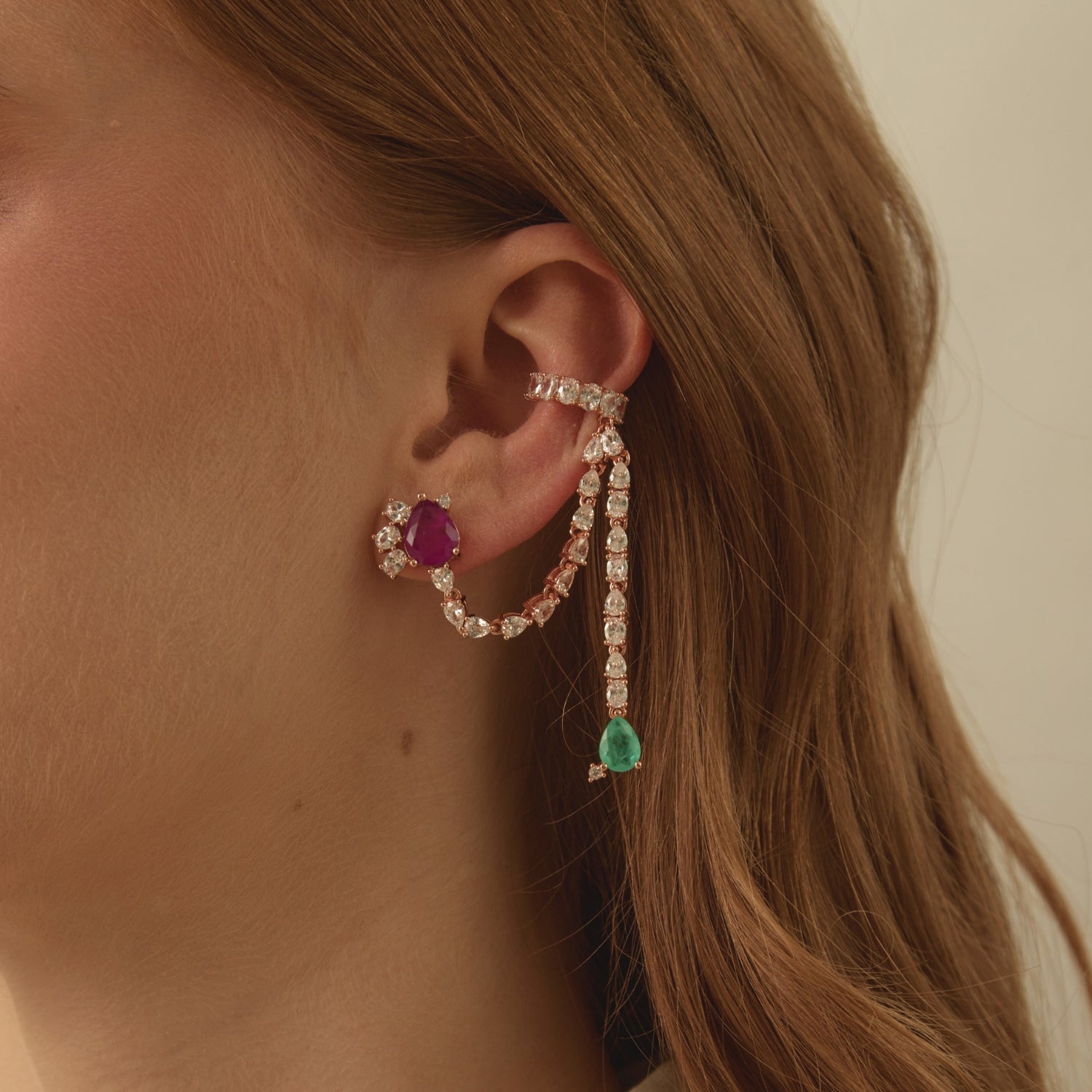KAMIKO MULTIPLE PIERCING EARRING