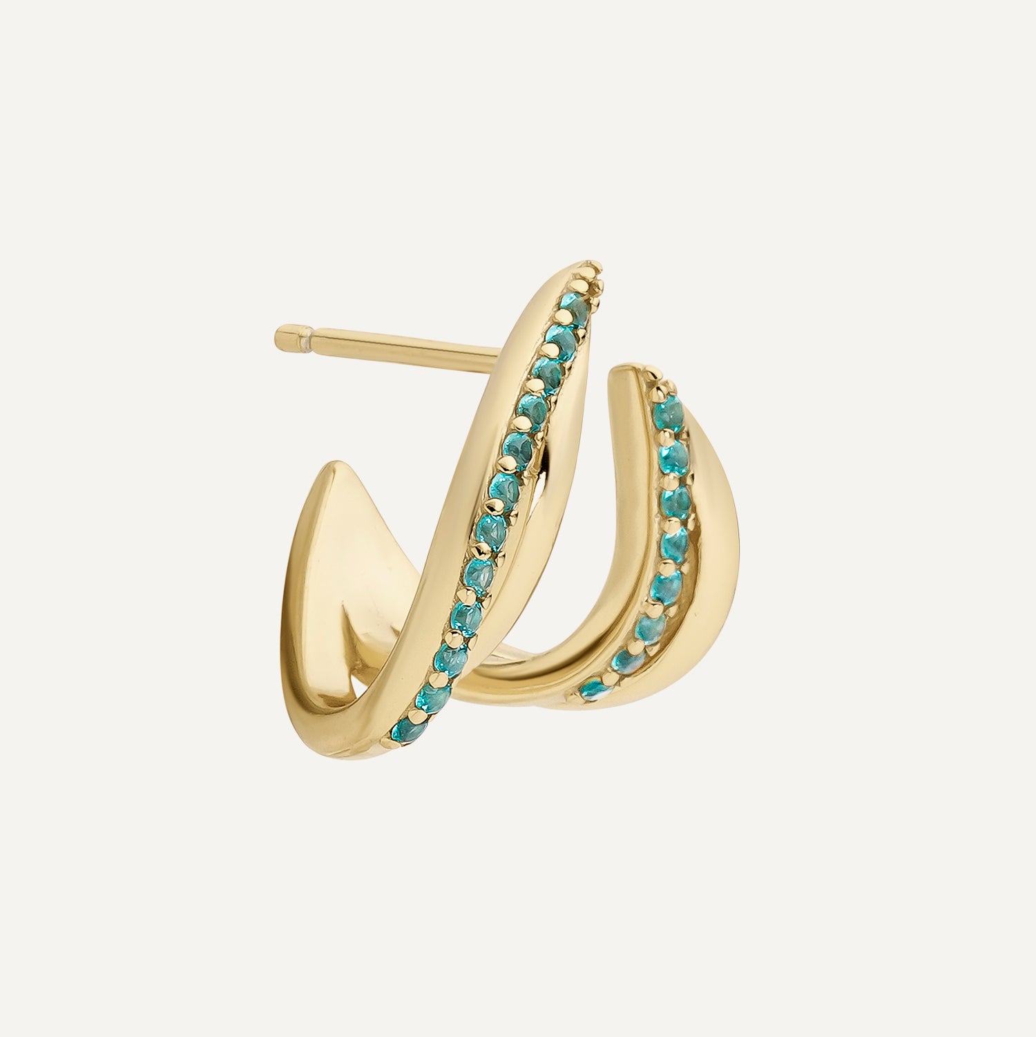 ROME HOOP PIERCING EARRING