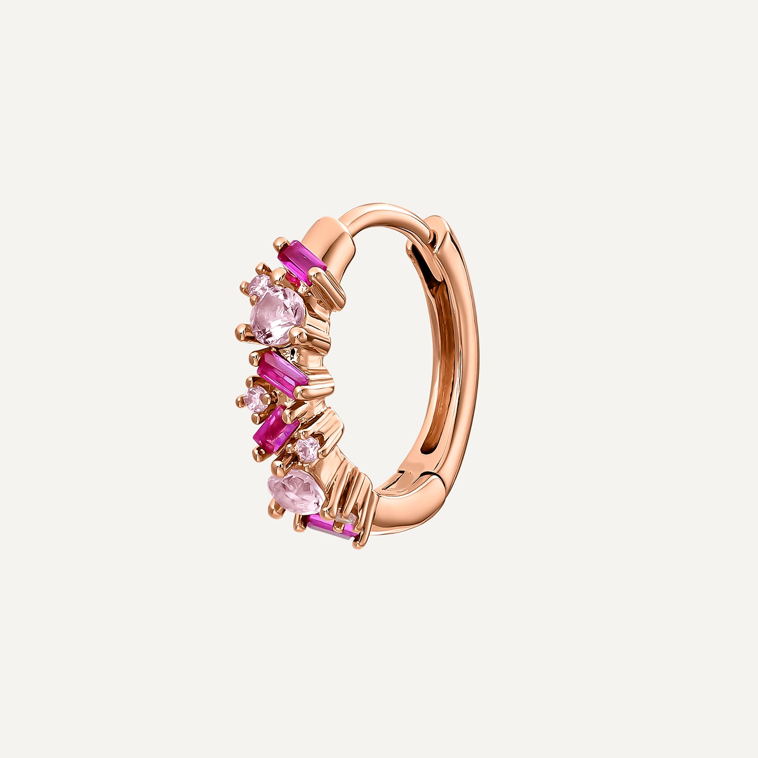 ORECCHINO PIERCING A CERCHIO IN ORO ROSA CHLOE