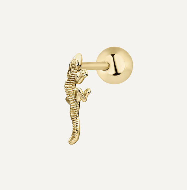 GECKO PIERCING EARRING