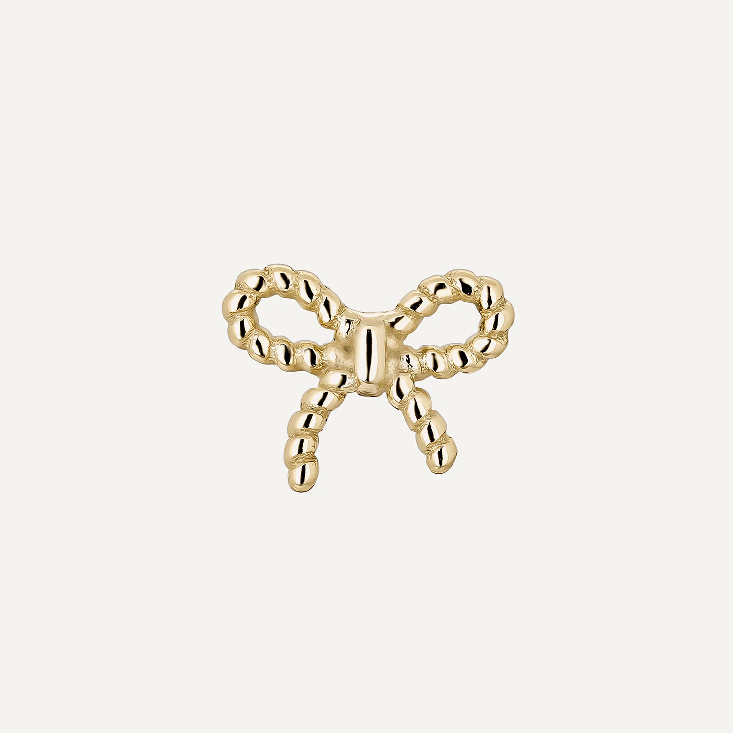 BOW PIERCING EARRING