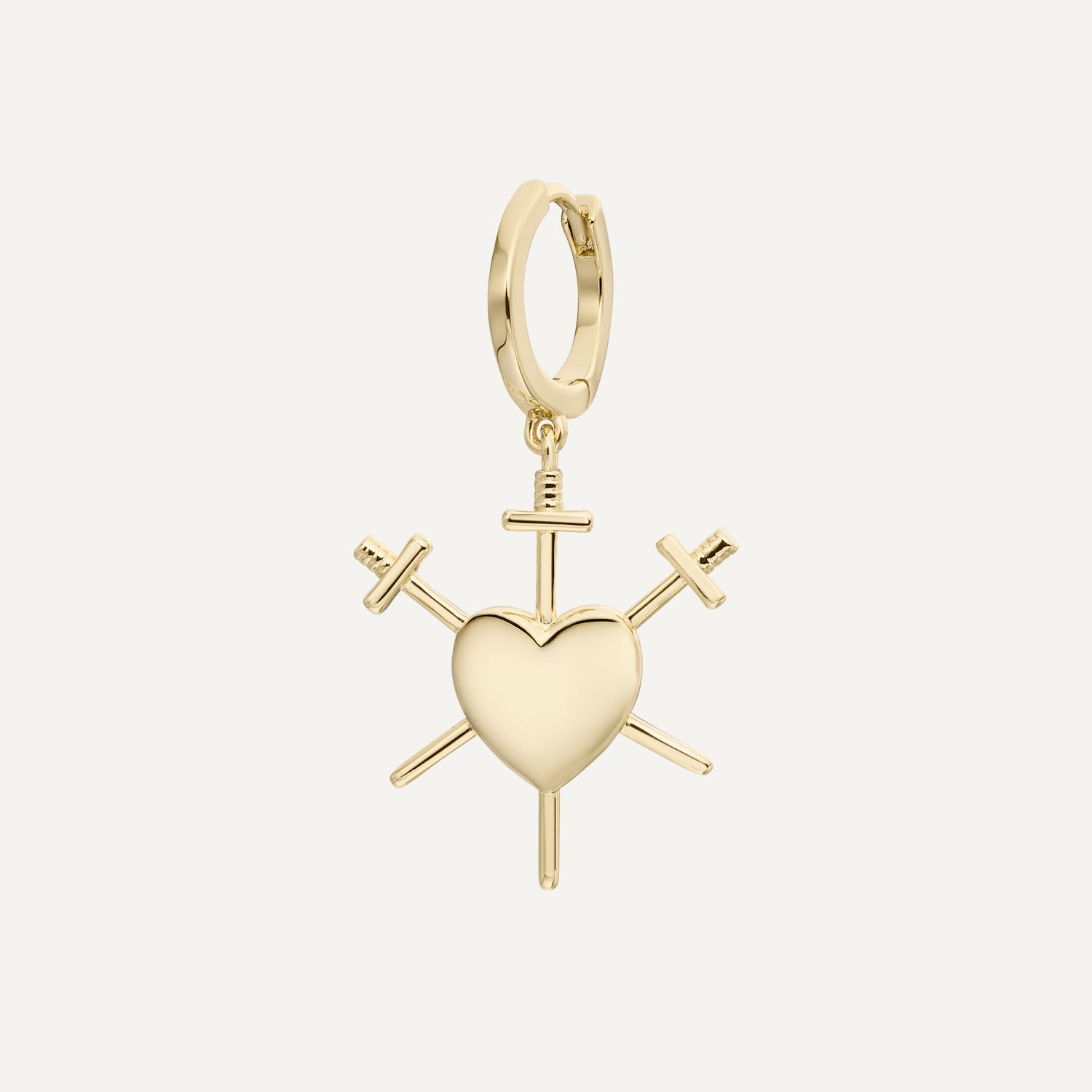 AUSKARS PIERCINGS ZELTA ETERNAL HEART