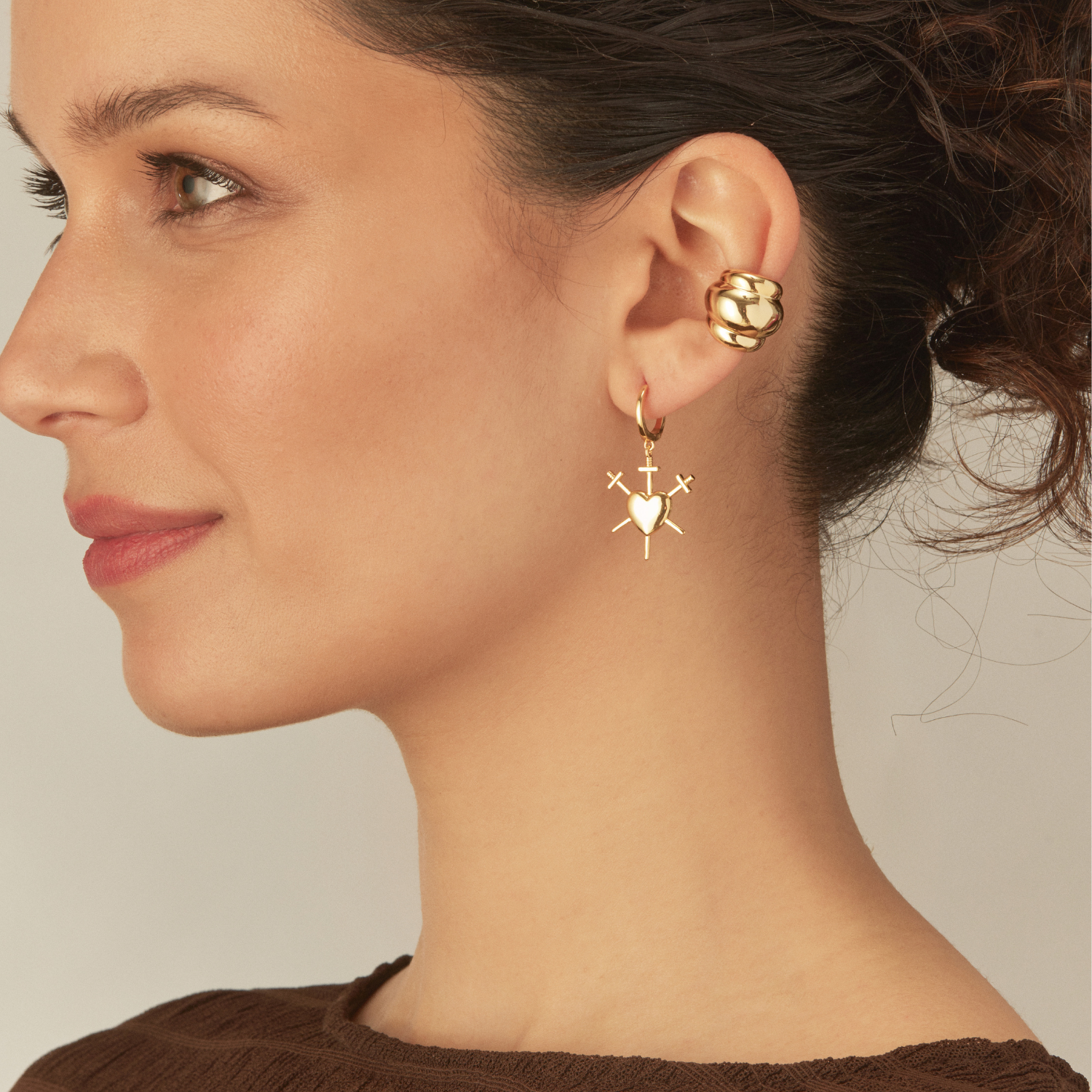 AUSKARS PIERCINGS ZELTA ETERNAL HEART