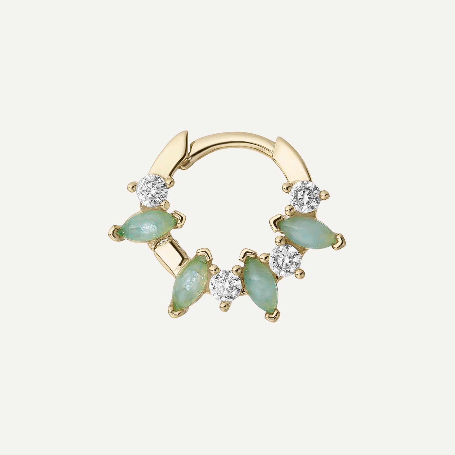 AUSKARS PIERCINGA APĻA DAITH AMAZONĪTS