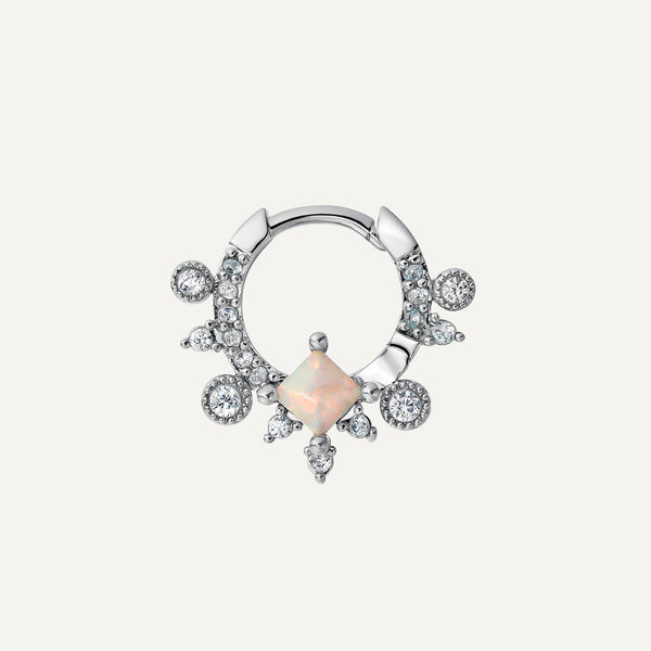 PENDENTIF PIERCING ARO DAITH OPAL