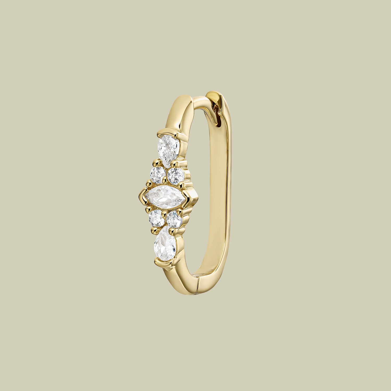 PENDIENTE PIERCING ARO GOLD VIRENCE