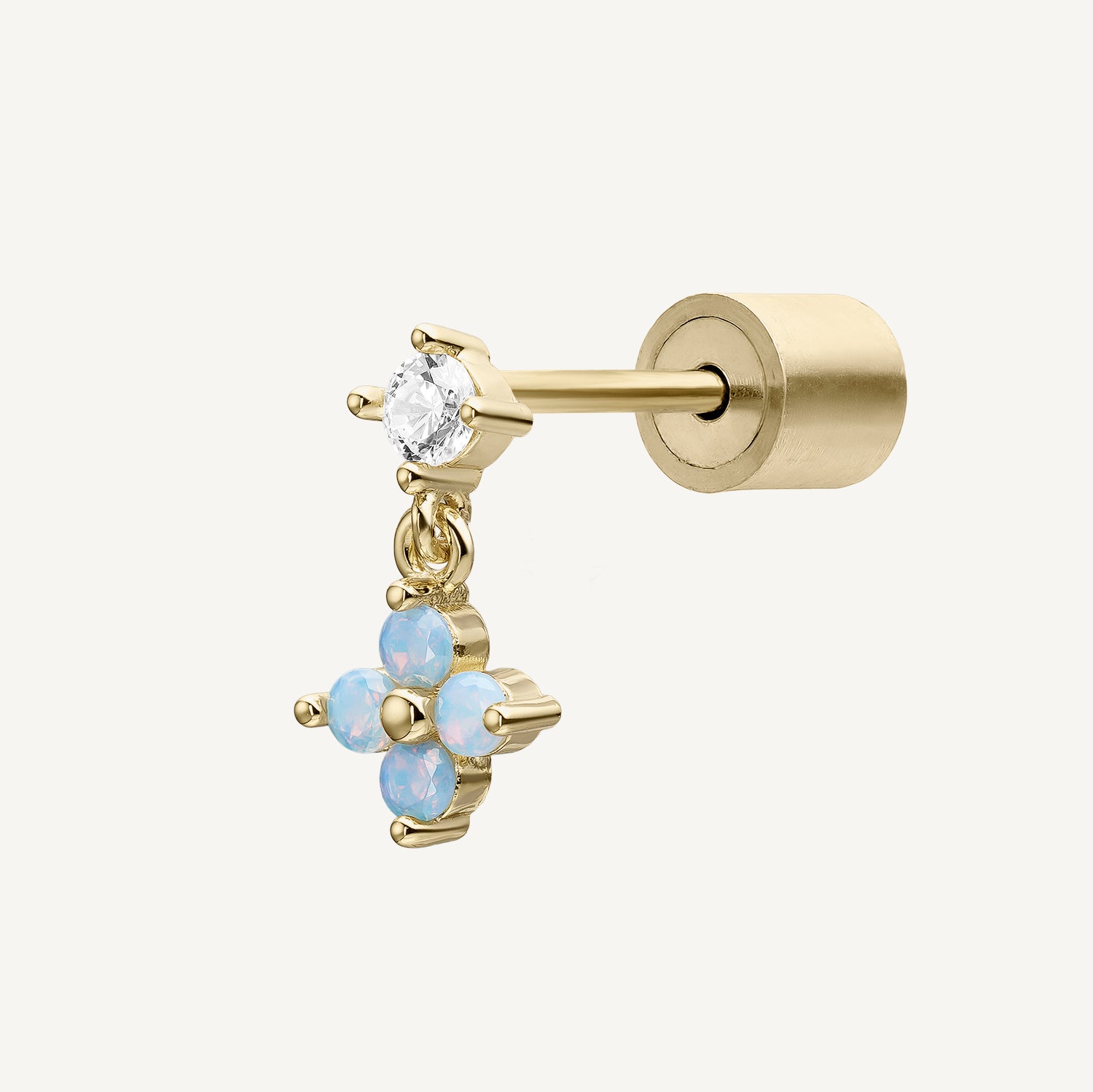 PENDIENTE PIERCING CELESTE SPARKLE