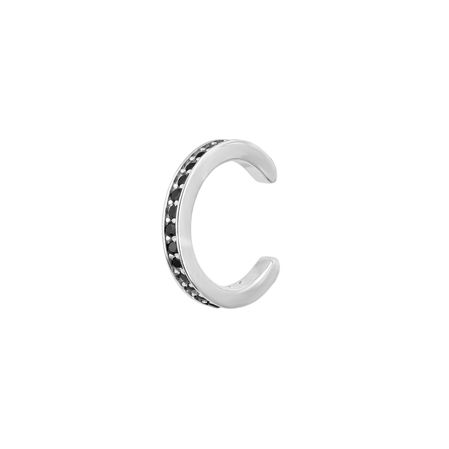 ORECCHINI PLATA NEGRO JOLIE