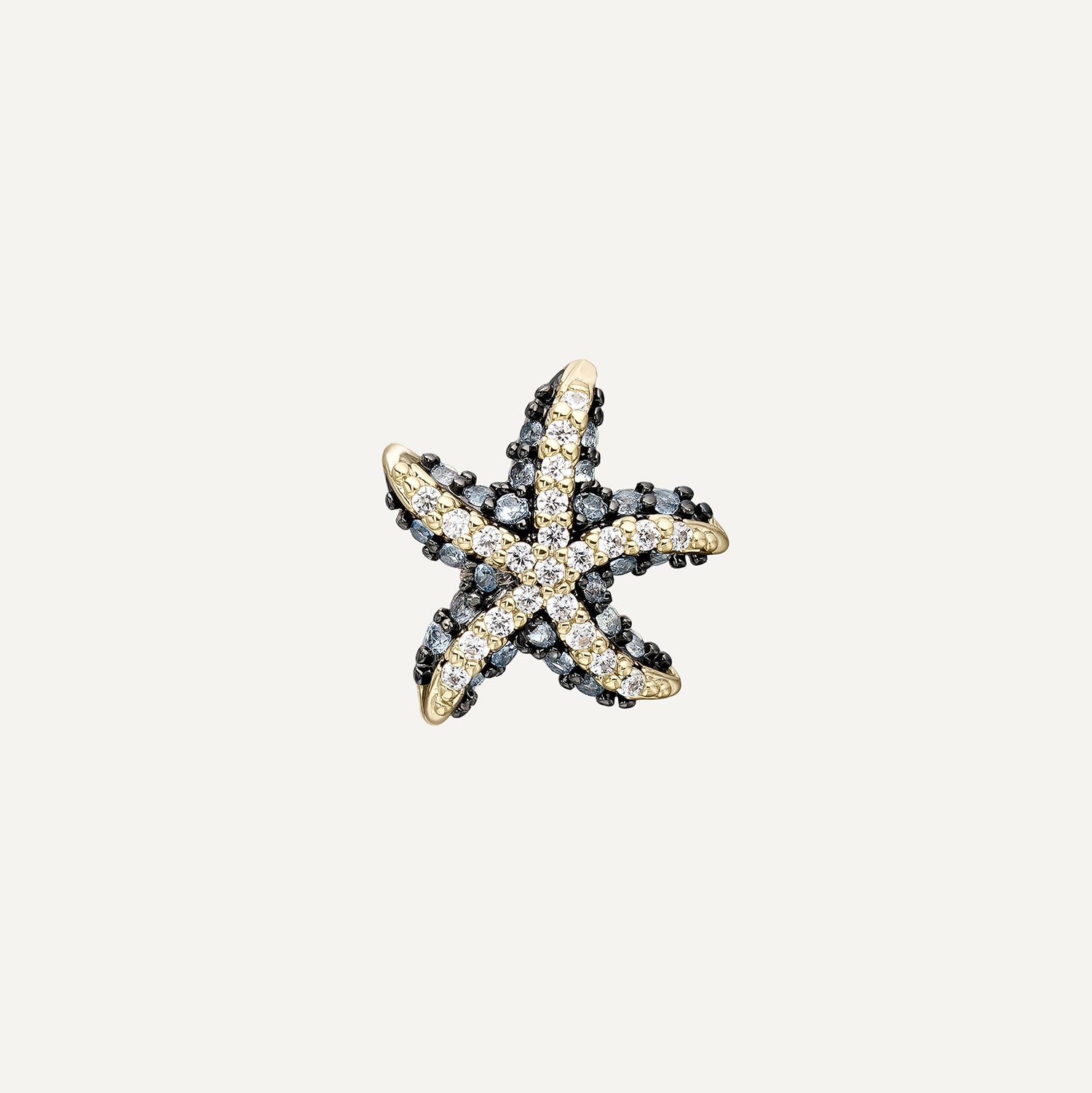 PENDANT PIERCING BLEU ÉTOILE DE MER