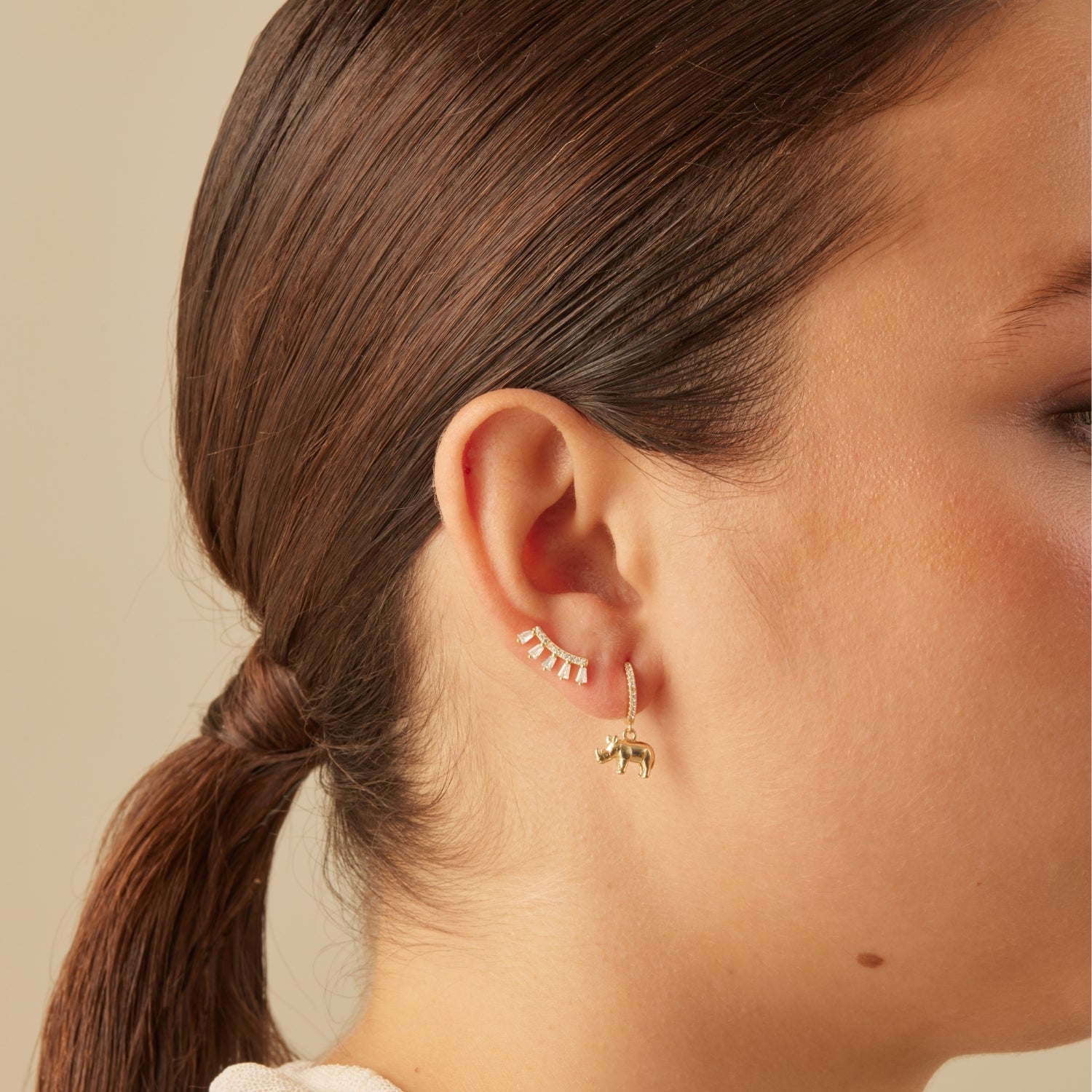 PENDIENTE PIERCING ARO RHINO