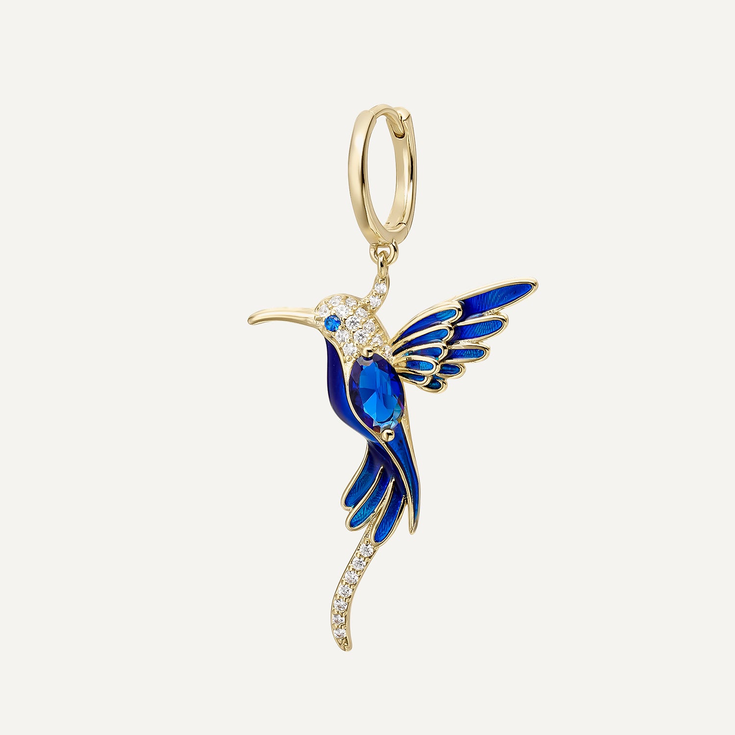 PENDIENTE PIERCING ARO BLUE SPIRIT