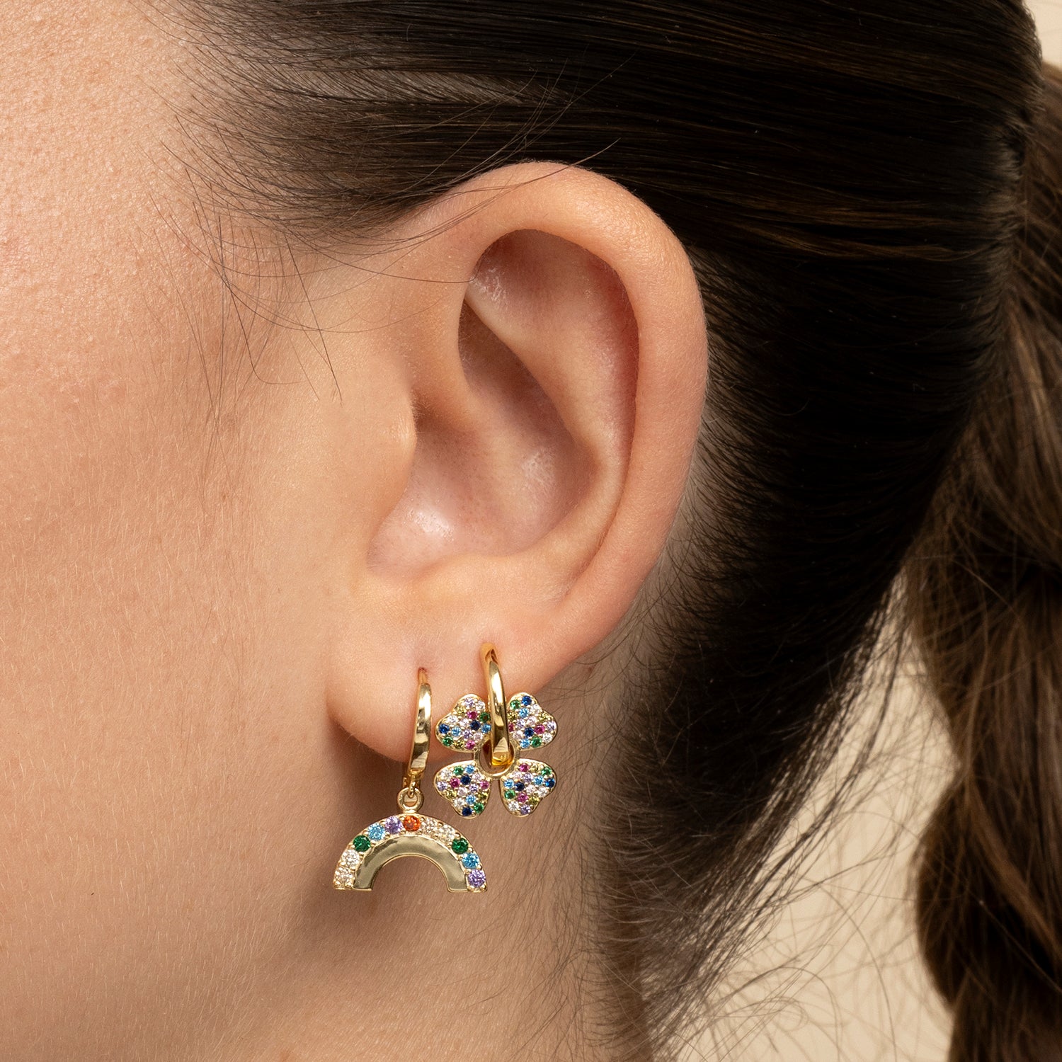 PENDIENTE PIERCING ARO NIJI RAINBOW