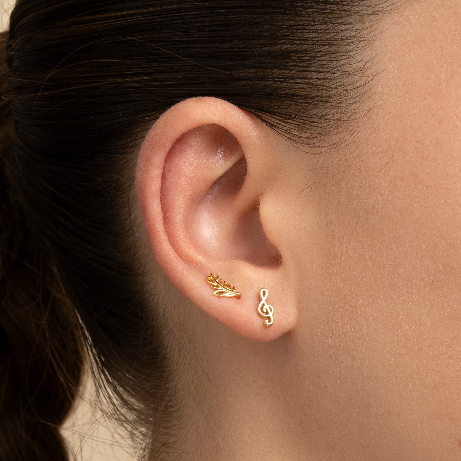 PENDIENTE PIERCING CONFORT PLUME