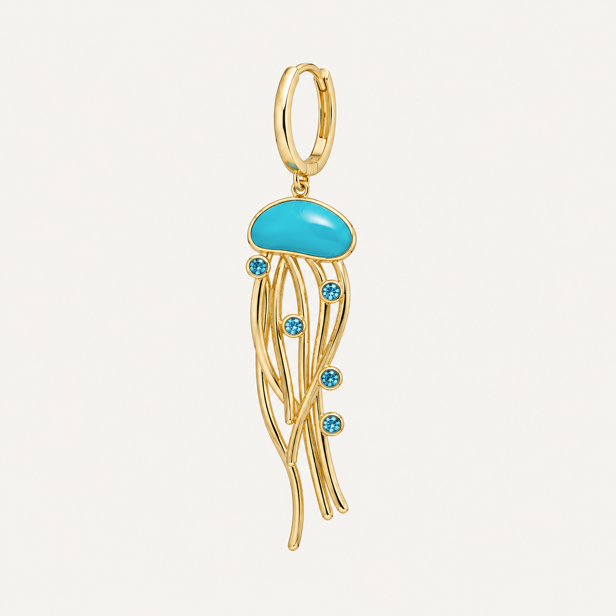 PENDIENTE PIERCING ARO OCEAN GOCCIA DI MEDUSA