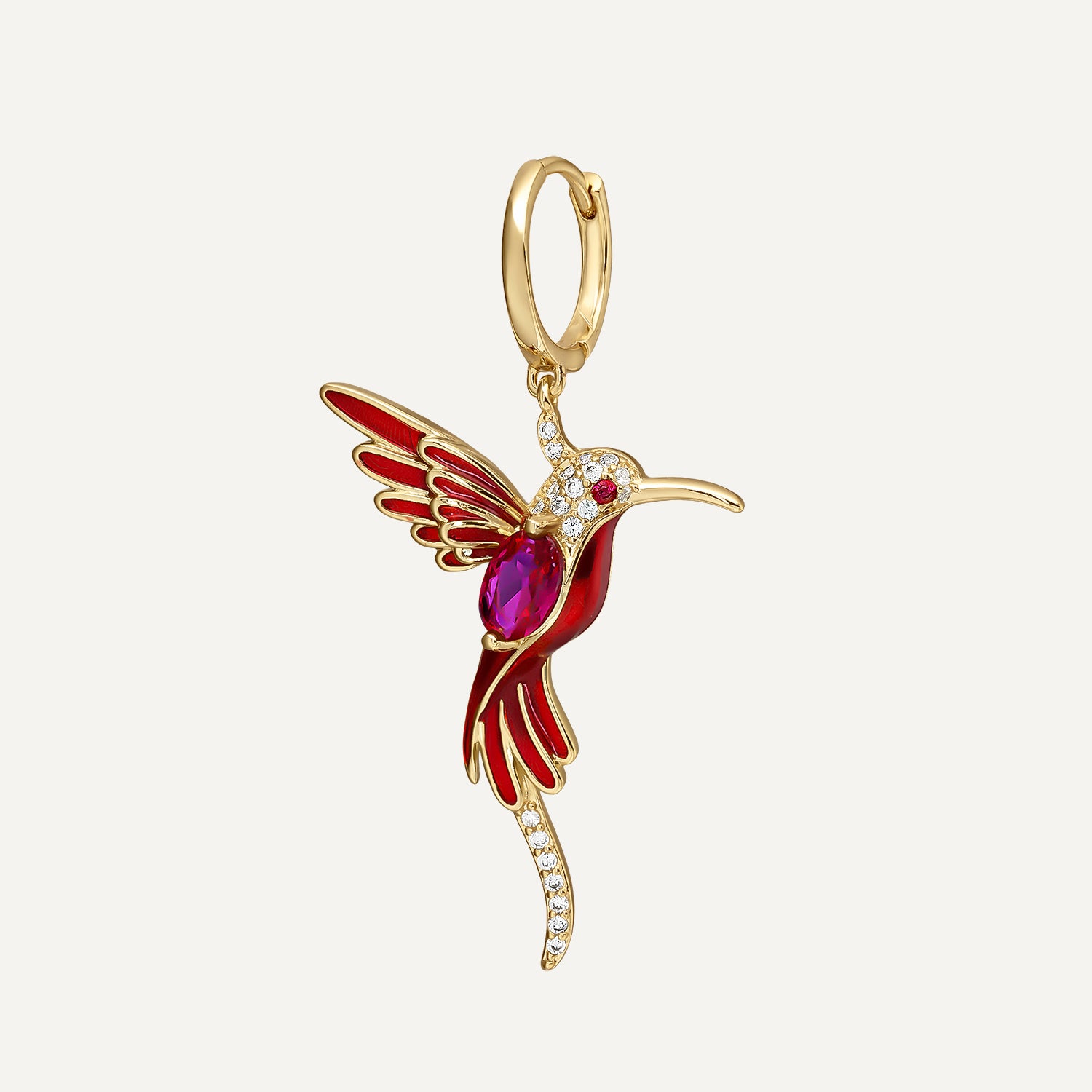PENDIENTE PIERCING ARO CORUNDUM SPIRIT