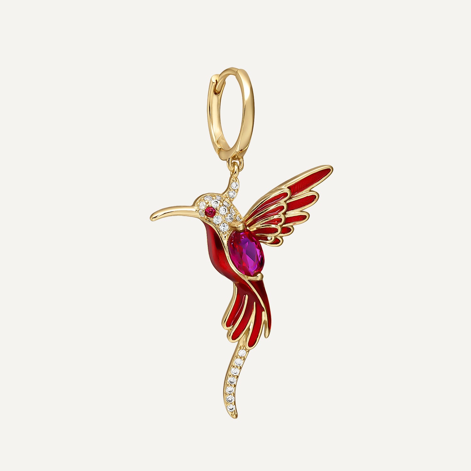 PENDIENTE PIERCING ARO CORUNDUM SPIRIT