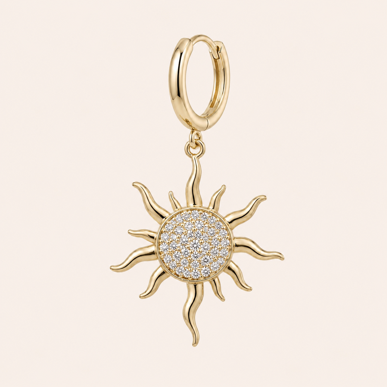 PENDIENTE PIERCING ARO WHITE SUN SOCIETY RIVIERA