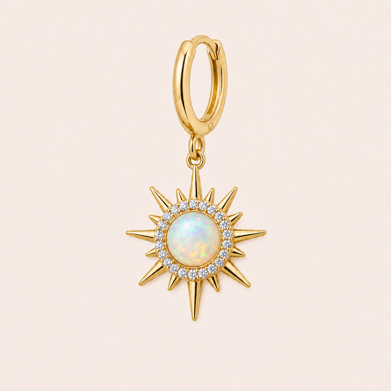 PENDIENTE PIERCING ARO OPAL SUN SOCIETY DUNE