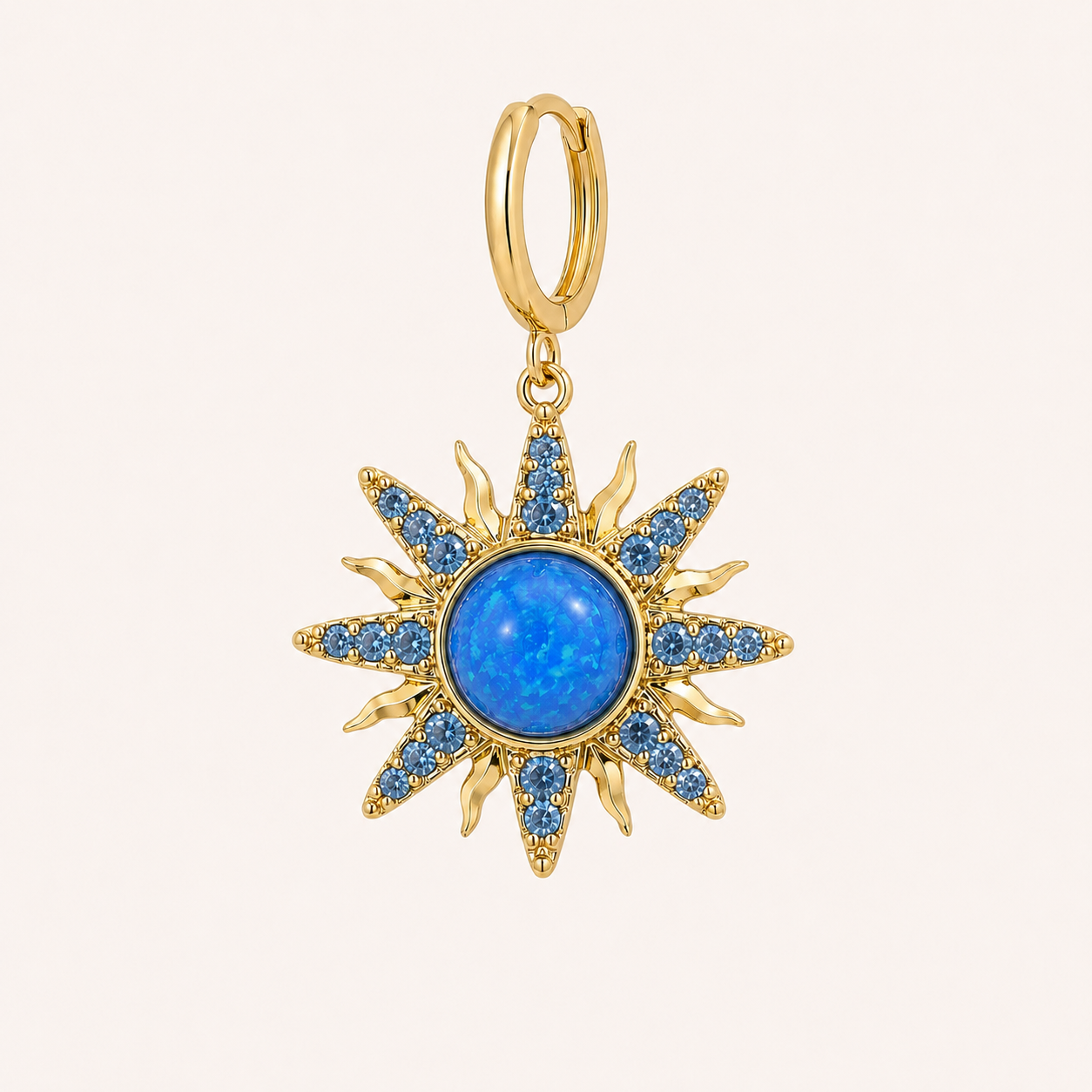 PENDIENTE PIERCING ARO BLUE SUN SOCIETY OASIS