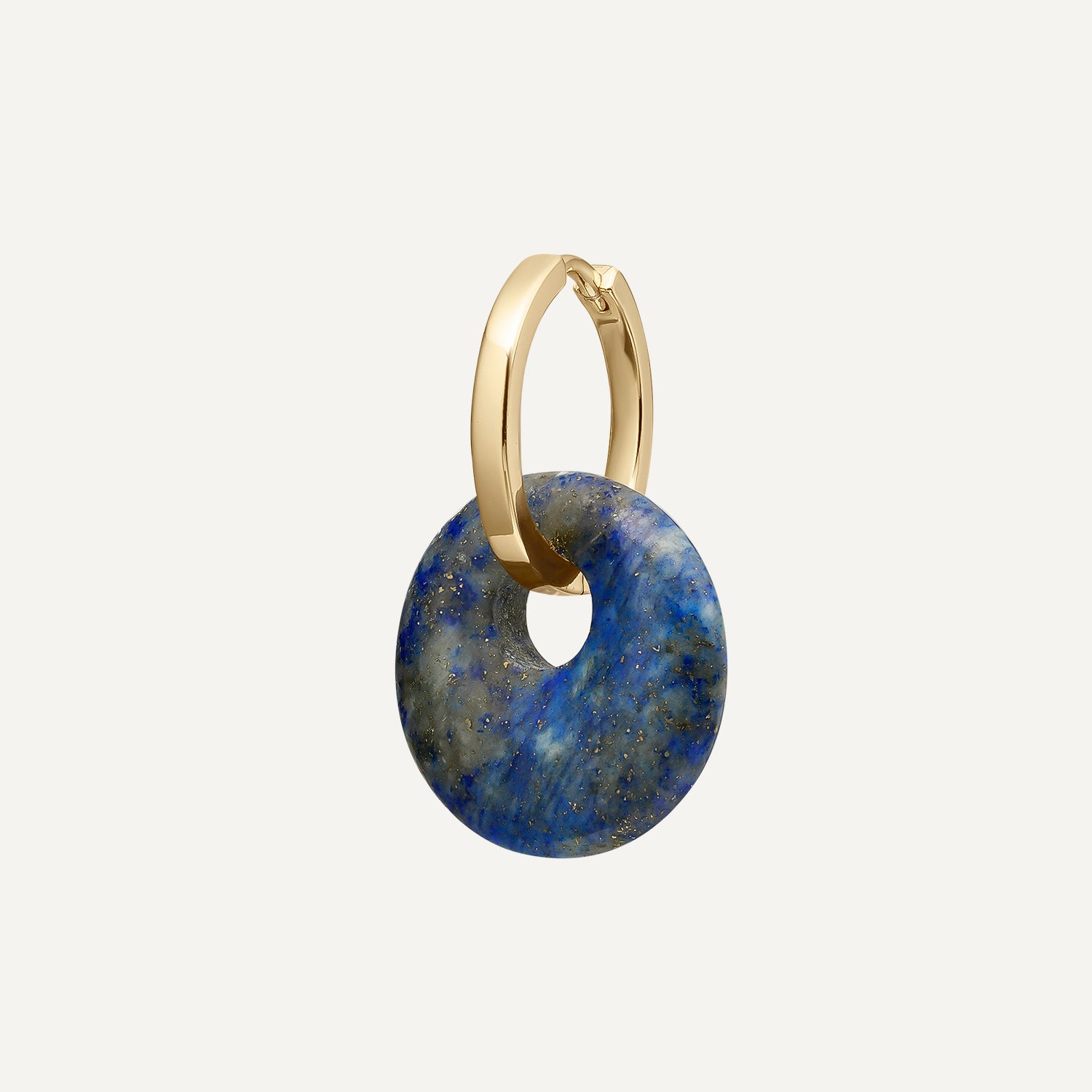 PENDIENTE PIERCING ARO BLUE-TREOPIC