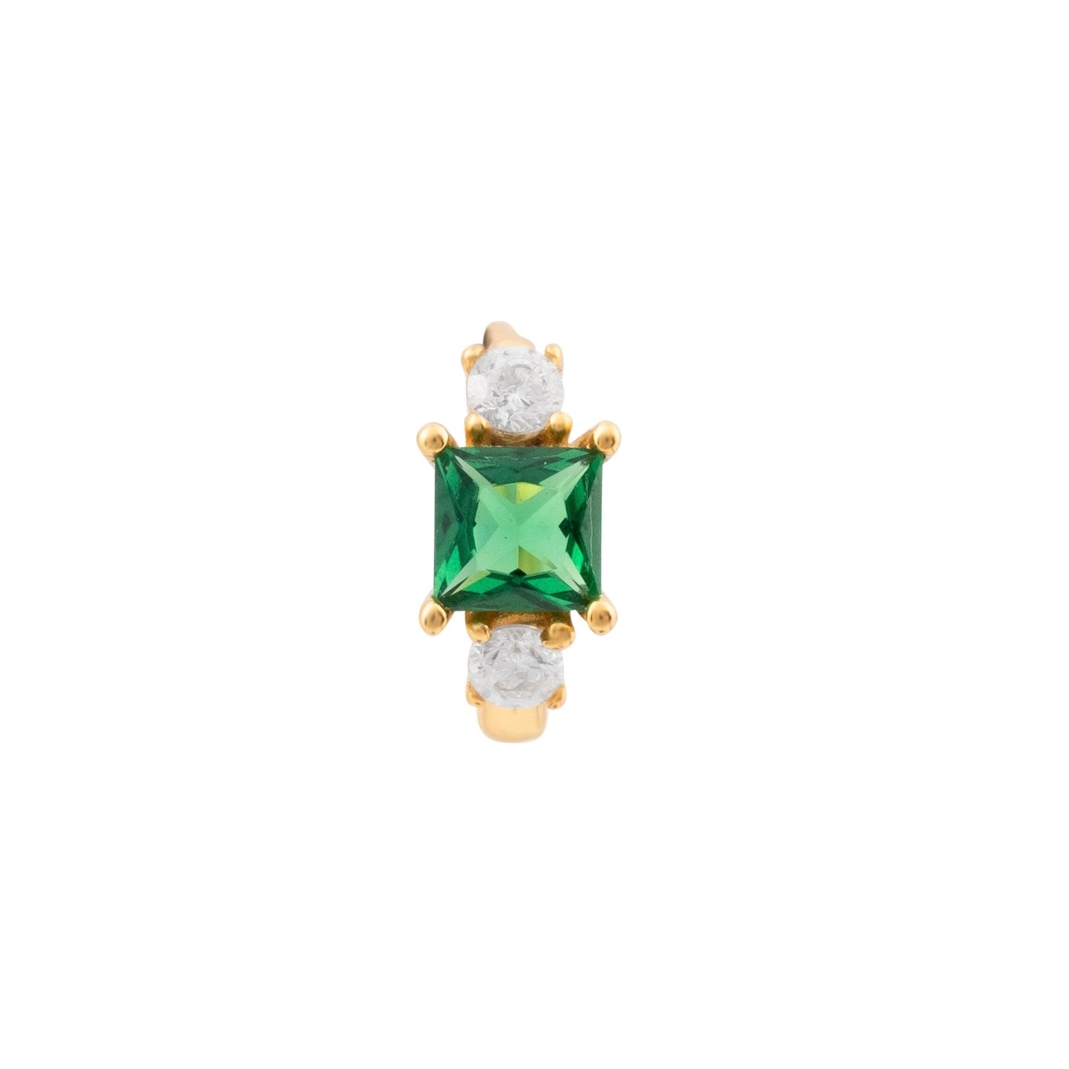 ORECCHINO PIERCING A CERCHIO IN ORO GIALLO VERDE SCARLETT