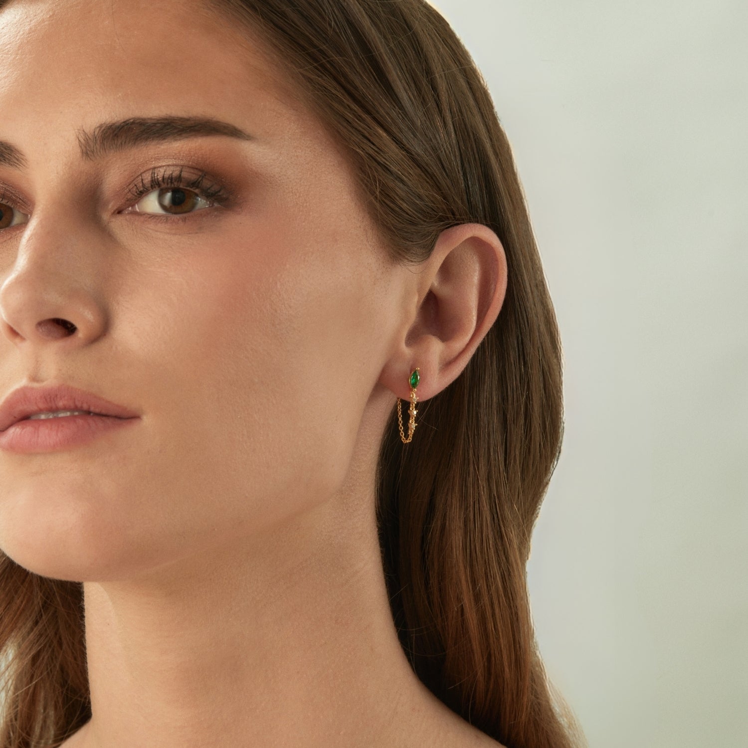 MARQUISE SINGLE EARRING