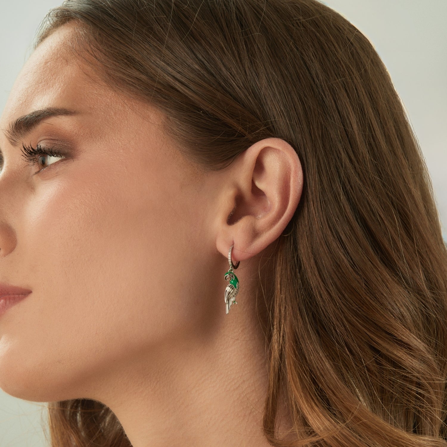 CIONDOLO PIERCING ARO PAPPAGALLO