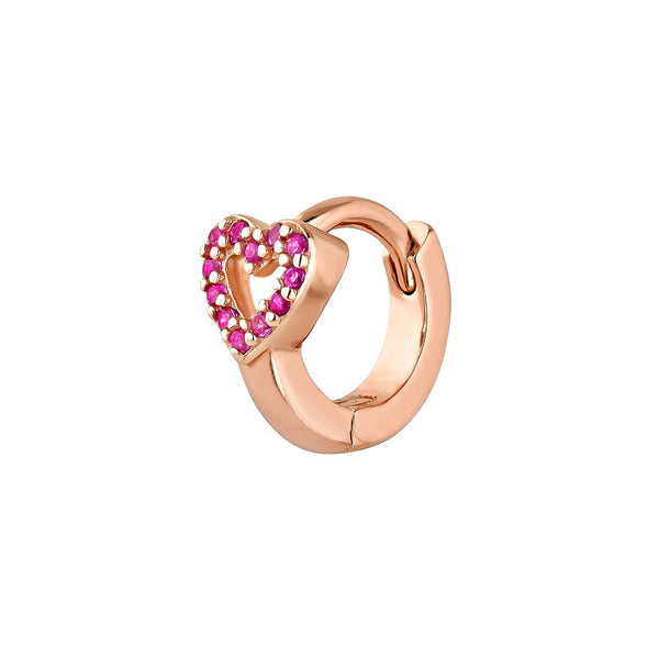 CUORE ROSE GOLD SINGLE EARRING