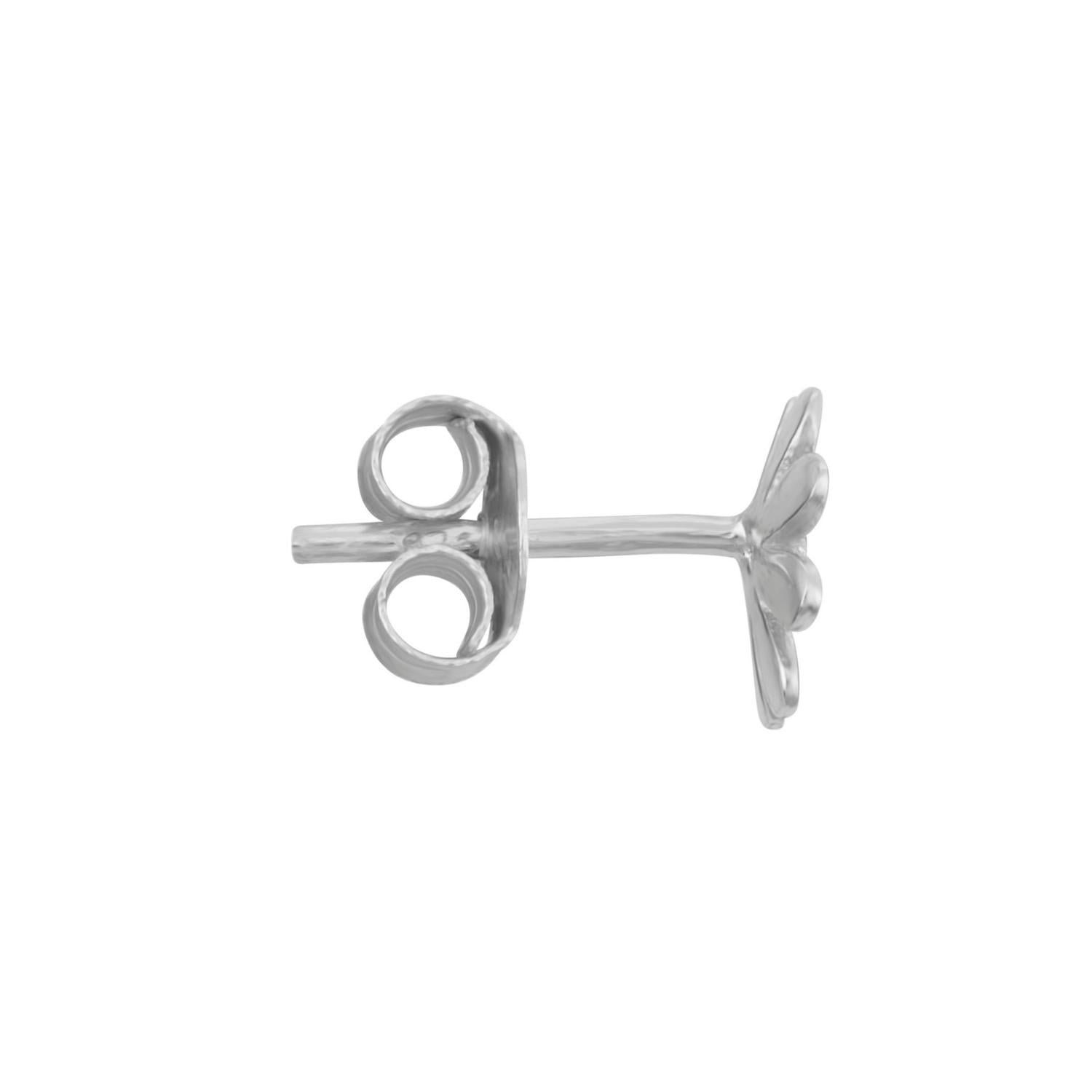 ORECCHINO PIERCING FIORE D'ARGENTO
