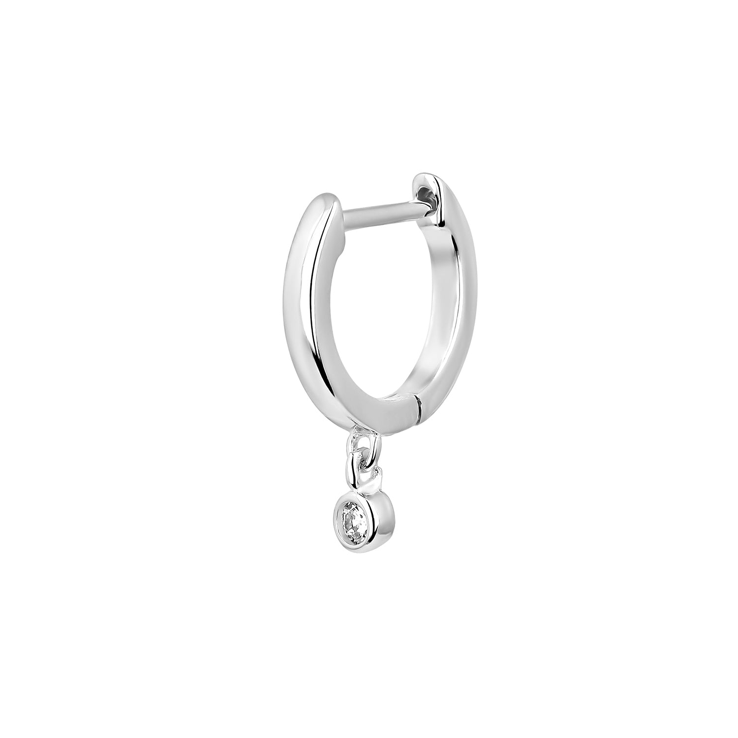 ORECCHINO PIERCING A CERCHIO MONIQUE IN ARGENTO
