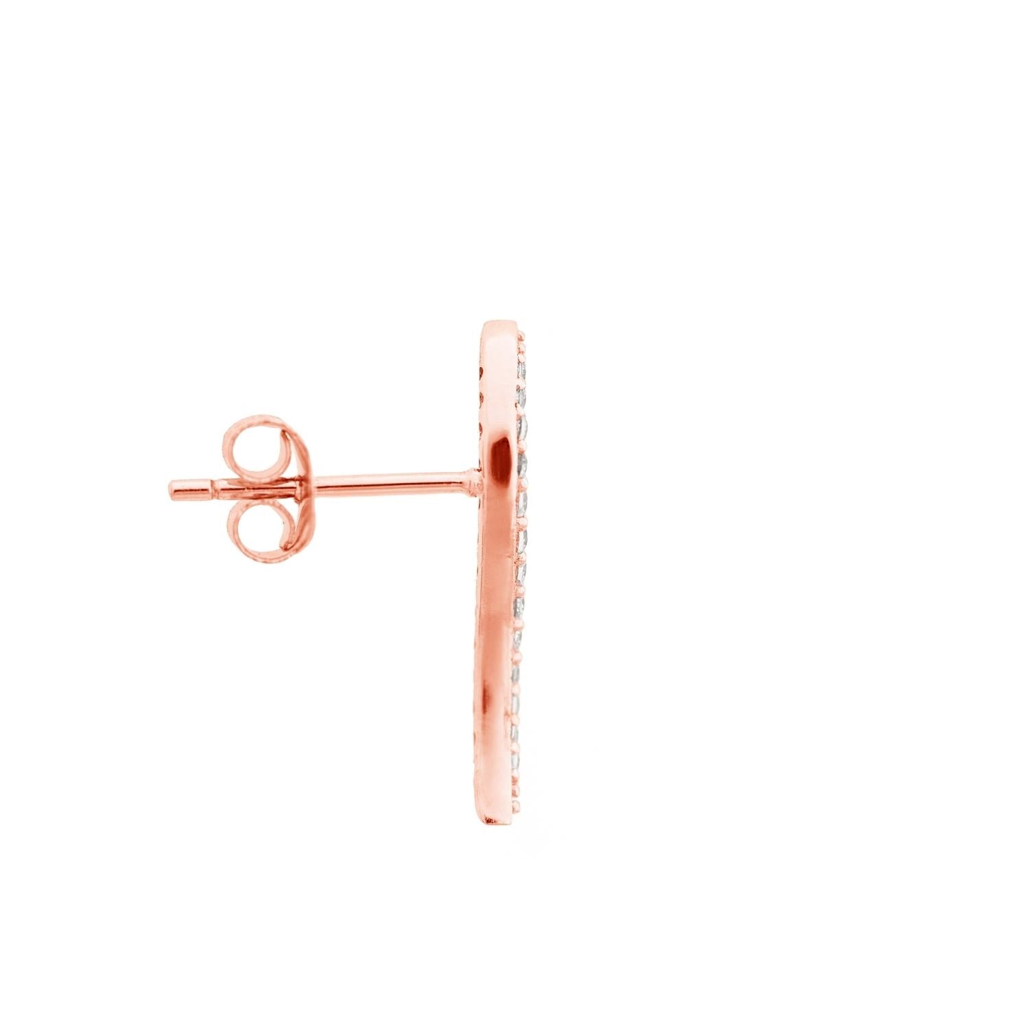 ORECCHINO DA ARRAMPICATA IN ORO ROSA SOLANGE