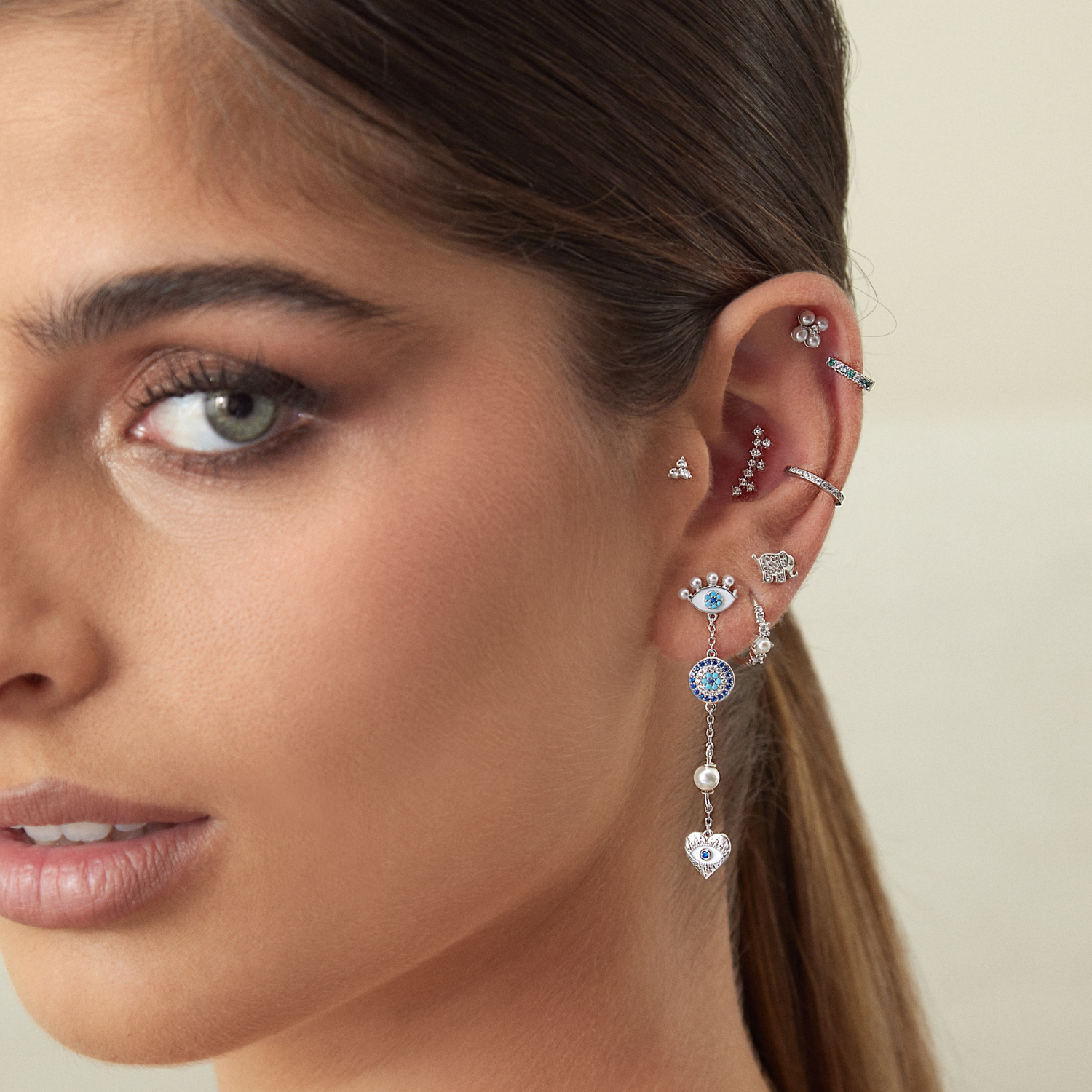 ORECCHINO PIERCING IN ARGENTO PRINCIPESSA
