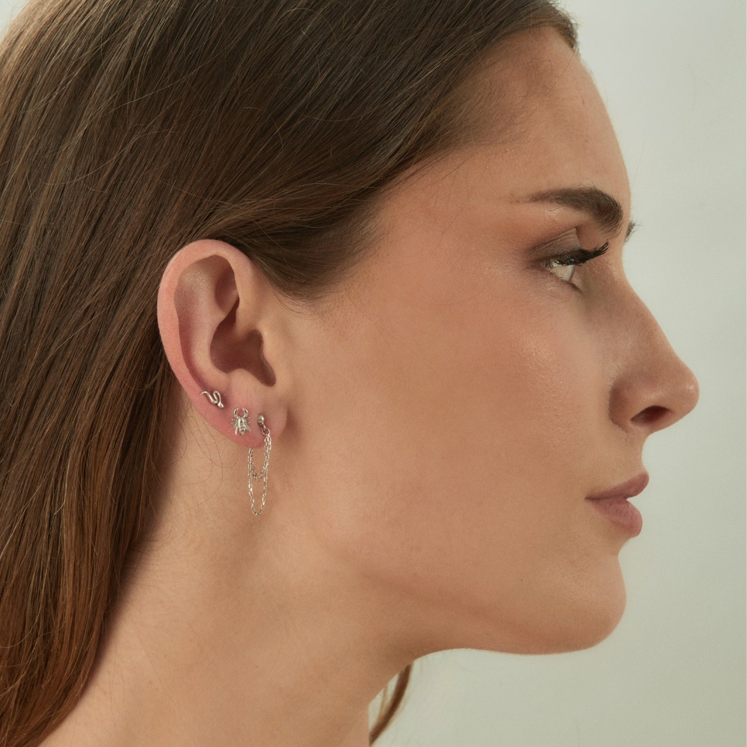 ORECCHINO PIERCING IN ARGENTO HELMI