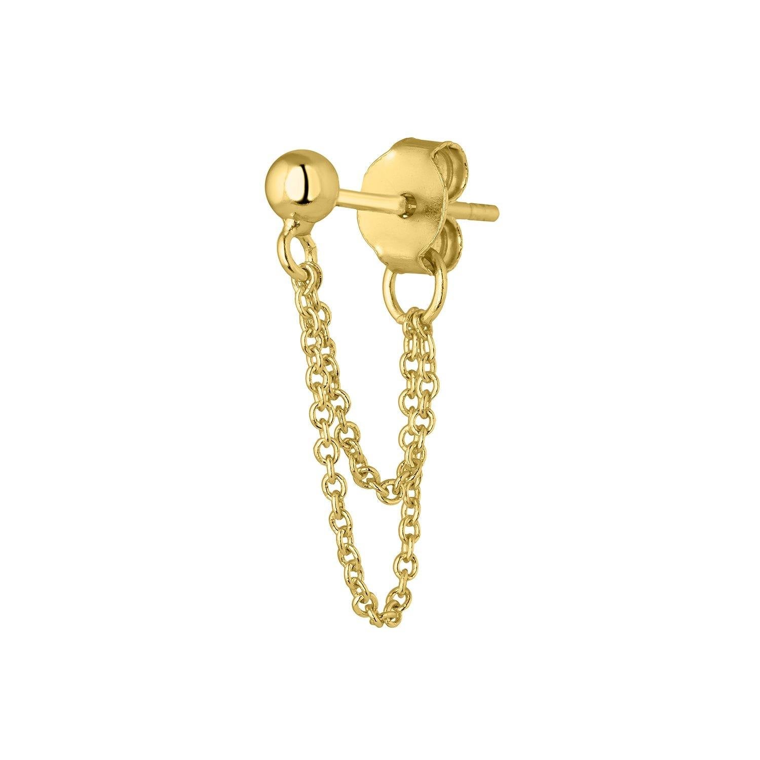 PENDIENTE PIERCING PLATA HELMI - Earcandy Jewelry
